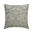 thumbnail image 1 of The HomeCentric Decorative Pillow Covers Grey Pack of 2, 26"x26" (65x65 cm) Jacquard Bead Embroidery, Textured & Jacquard Cushion Covers For Sofa, Abstract Modern Style - Ashen Splatter, 1 of 8