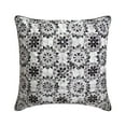 thumbnail image 1 of The HomeCentric Decorative Pillow Covers Purple & Grey Pack of 2, 16"x16" (40x40 cm) Velvet Moroccan, Velvet, Print & Crystal Embroidery Cushion Covers For Sofa, Abstract Modern Style - Mabrouka, 1 of 3