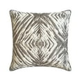 thumbnail image 1 of The HomeCentric Decorative Thow Pillow Covers Grey Pack of 2, 16"x16" (40x40 cm) Cotton Printed & Quilted Throw Cushion Covers For Couch, Abstract Modern Style - Optic Gaze, 1 of 3