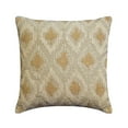 thumbnail image 1 of The HomeCentric Decorative Throw Pillow cover Beige 24"x24" (60x60 cm) Linen Embroidery Pillow Shams, Abstract Contemporary Style - Eco Loom, 1 of 3