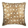 thumbnail image 1 of The HomeCentric Euro Sham Cover, Gold Euro Sham Covers Pack of 2, 26x26 inch (65x65 cm), Silk Euro Pillow Shams, Circles & Dots, 3D, Textured Sequins Embellished, Euro Size Pillow - Gold Disco Balls, 1 of 3