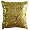 thumbnail image 1 of The HomeCentric Gold Cushion Cover, Mosaic 3D Metallic Sequins Pillows Cover, Pack of 2, 20x20 inch (50x50 cm) Pillow Case, Geometric Pillows Cover, Square Silk Pillows,, Abstract - The Gold Mosiac, 1 of 4
