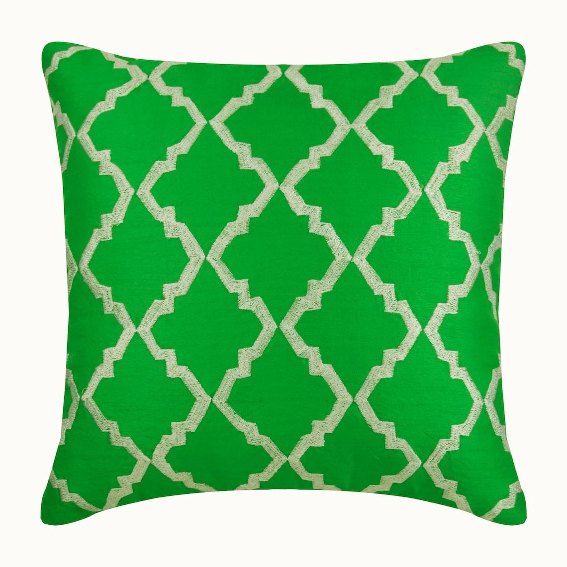 Green Geometric Case The HomeCentric Green Pillow Cover, Art Deco Geometric Pillow Cases ...