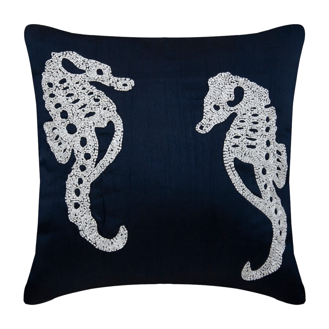 The HomeCentric Blu 60x60 cm Art Silk Federa Cuscino