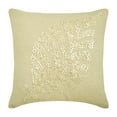 thumbnail image 1 of The HomeCentric Pearl Throw Pillow Cover, Square Mother Of Pearl Embroidered Natural Linen Pack of 2, 18x18 inch (45x45 cm) Beige Couch Bed Pillow Cover, Beige Pillow Cover - Pearl Flight, 1 of 3