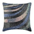 thumbnail image 1 of The HomeCentric Pillow Case Grey Shams Metallic Sequins Beaded Sparkly Glitter Pillow Shams Pack of 2 24x24 inch (60x60 cm) Pillow Shams Square Silk Pillow Sham Pillow Shams Abstract - Wild Night, 1 of 3