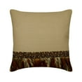 thumbnail image 1 of The HomeCentric Pillow Case Zipper, Decorative Beige Pack of 2, 14x14 inch (35x35 cm) Throw Pillows For Couch, Linen Feathers & Beads Cushion Cover, Animal Print Modern Style Easter - Falling Feathers, 1 of 10