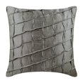 thumbnail image 1 of The HomeCentric Pillow Cases Decorative Pillow Covers Pack of 2 14x14 inch (35x35 cm) Silver Silk Throw Pillow Covers Handmade Pillow Covers Solid Color Pillow Covers Throw Pillow - Silver Is Best, 1 of 5