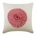 thumbnail image 1 of The HomeCentric Pillow Cover 20x20 Pink, Pink Cushion Cover, Vintage Style Frills Medallion Pillows, Pack of 2, 20x20 inch (50x50 cm) Pillow Cover, Floral Pillows Cover, Faux Suede - Vintage Lust, 1 of 3