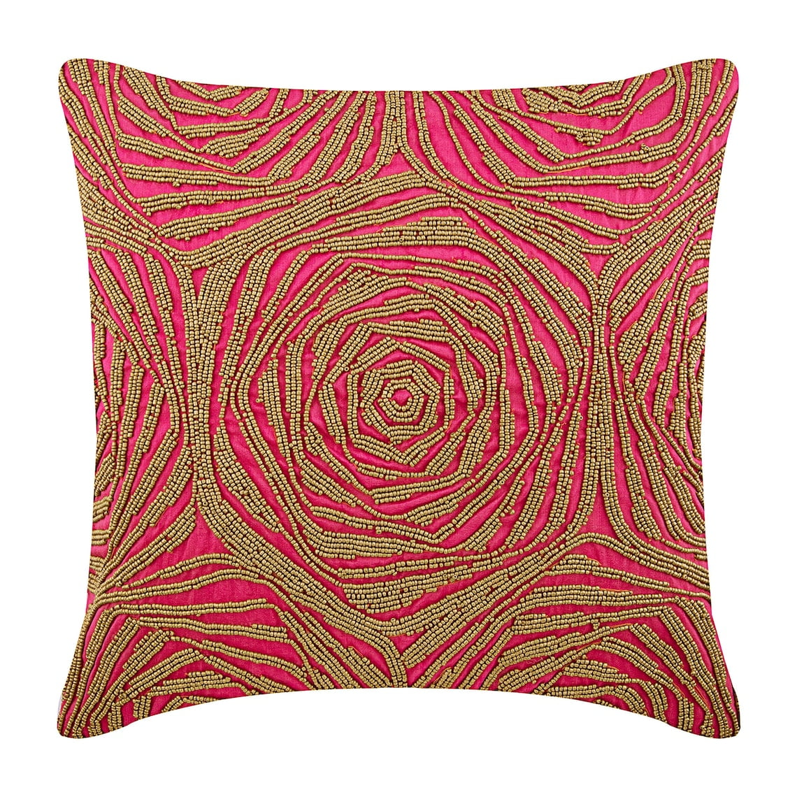 The HomeCentric Nero Set di 2, 40x40 cm Art Silk Fodere per cuscini