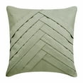thumbnail image 1 of The HomeCentric Pillow Covers Light Grey Pillow Cover Textured Pintucks Solid Pillow Cover Pack of 2 20x20 inch (50x50 cm) Pillow Cover Solid Pillow Cover Faux Suede - Light Grey No Limits No Lines, 1 of 2