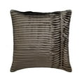 thumbnail image 1 of The HomeCentric Pillow Sham Euro, Decorative Charcoal Gray Pack of 2, 26x26 inch (65x65 cm) Throw Pillow Covers, Satin Textured & Pintucks Throw Pillows For Sofa, Solid Color - Gray Scale, 1 of 3