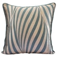 thumbnail image 1 of The HomeCentric Teal Pillow case Pack of 2 18x18 inch (45x45 cm) Throw Pillow Cover Jacquard Square Cushion Cover Stripes Jacquard Weave Throw Pillow Cover Modern Striped Easter - Teal Tiger Waves, 1 of 4