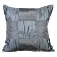 thumbnail image 1 of The HomeCentric Throw Pillow Cover With Zipper Decorative Pillow Covers Pack of 2 18x18 inch (45x45 cm) Grey Silk Throw Pillow Covers Pillow Covers Solid Color Throw Pillow Covers - Mythical Grace, 1 of 3