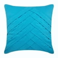 thumbnail image 1 of The HomeCentric Toss Pillow Covers, Pillow Covers Pack of 2, 24x24 inch (60x60 cm) Blue, Suede Throw Pillow Covers, Pillow Covers, Solid Color Pillow Shams Easter - Turquoise Blue No Limits No Lines, 1 of 3