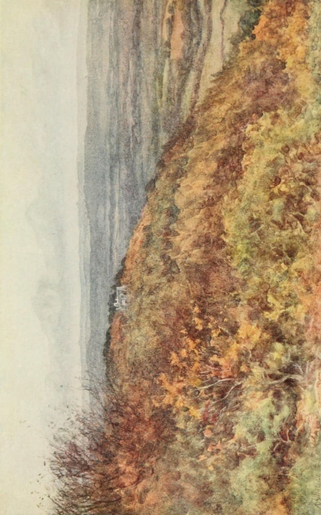 The Homes of Tennyson 1905 Aldworth from Blackdown Canvas Art - Helen Allingham (18 x 24)
