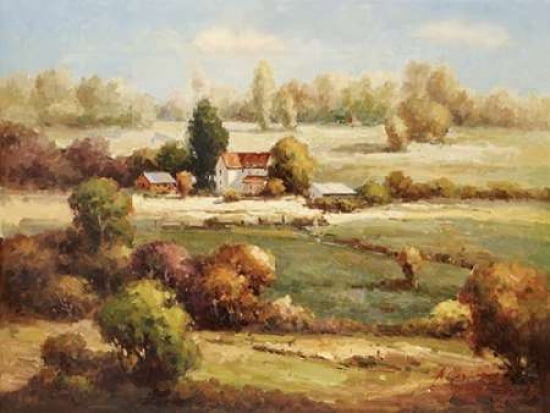 The Homestead Canvas Art - Agostino (18 x 24)