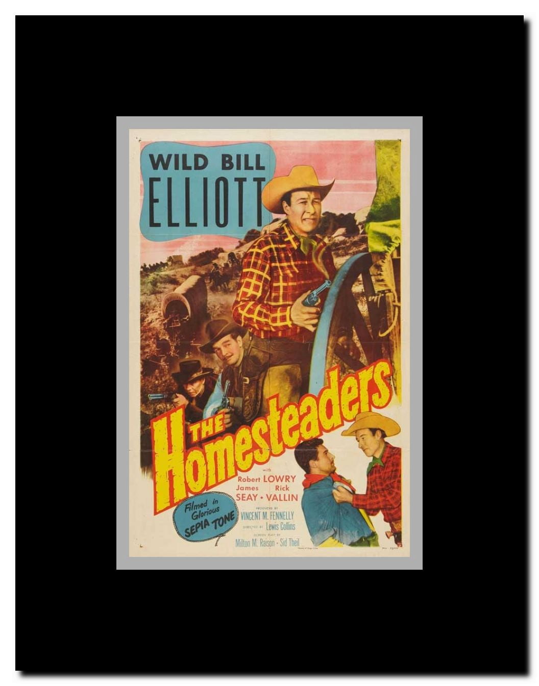 The Homesteaders Framed Movie Poster
