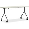 thumbnail image 1 of The Hon  30 x 60 in. Between Silver Mesh Laminate Nesting Table, Silver, 1 of 1