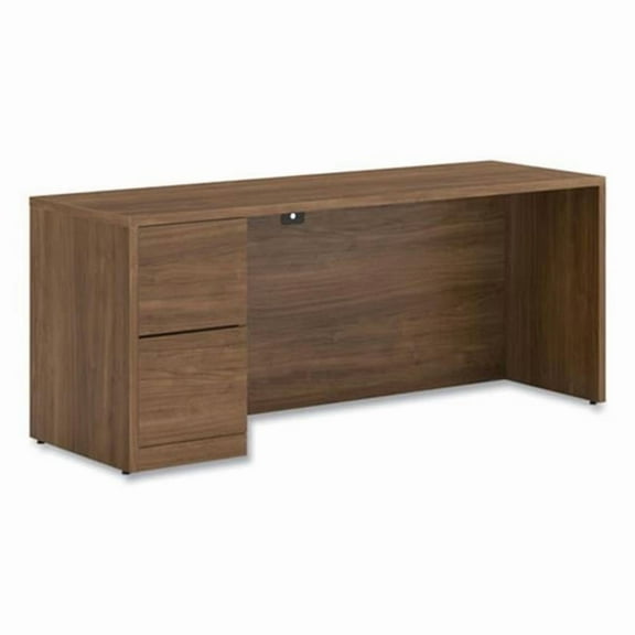 10500 Series Full-Height Left Pedestal 72 in. x 24 in. x 29.5 in. Credenza - Pinnacle