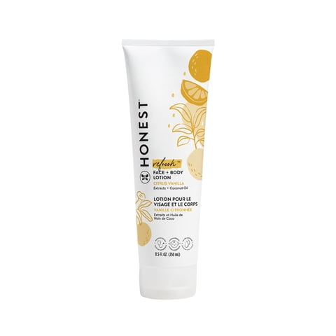 The Honest Company Face and Body Lotion Citrus Vanilla Refresh 8.5 fl oz