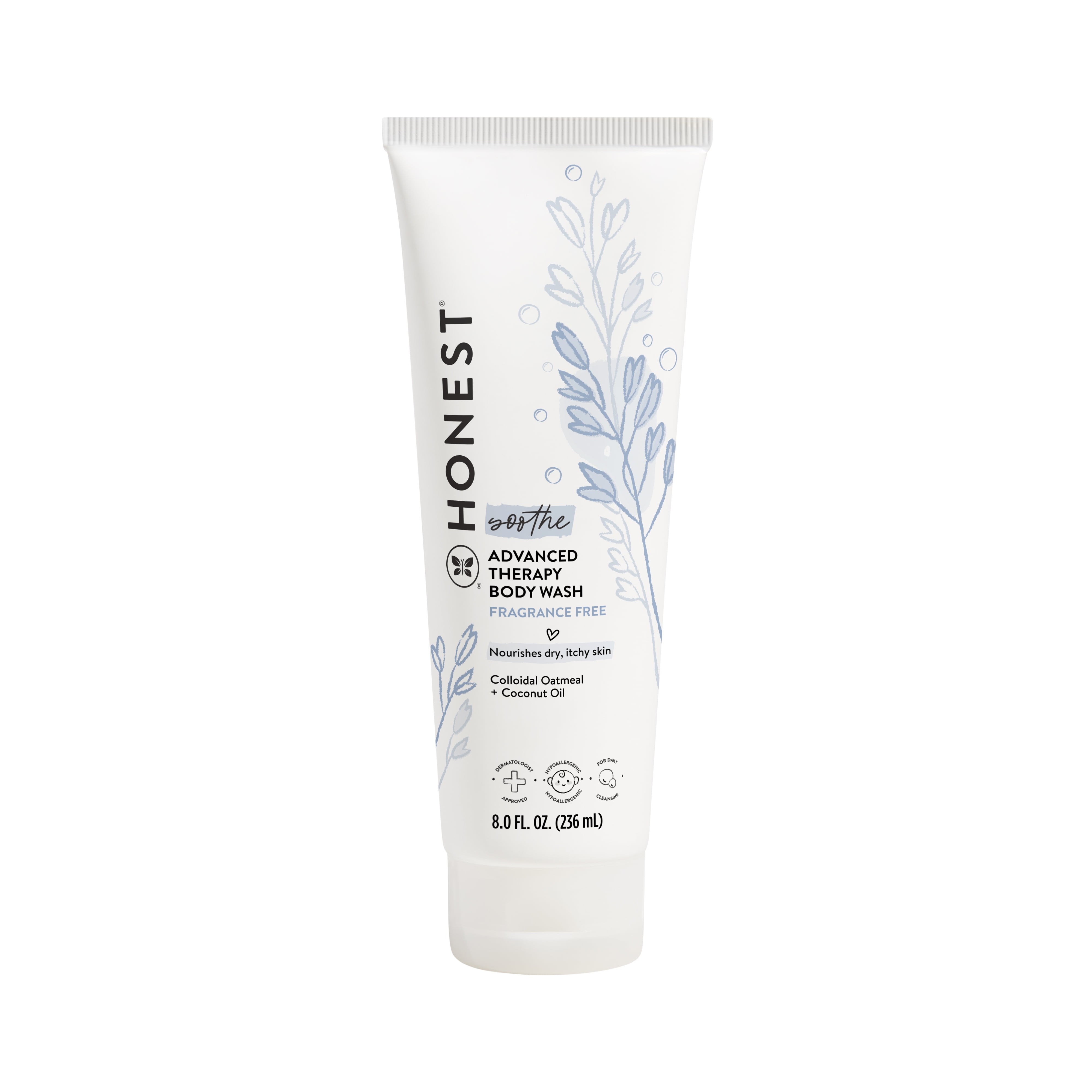 The Honest Company Advanced Therapy Body Wash, 8.0 Fl. Oz