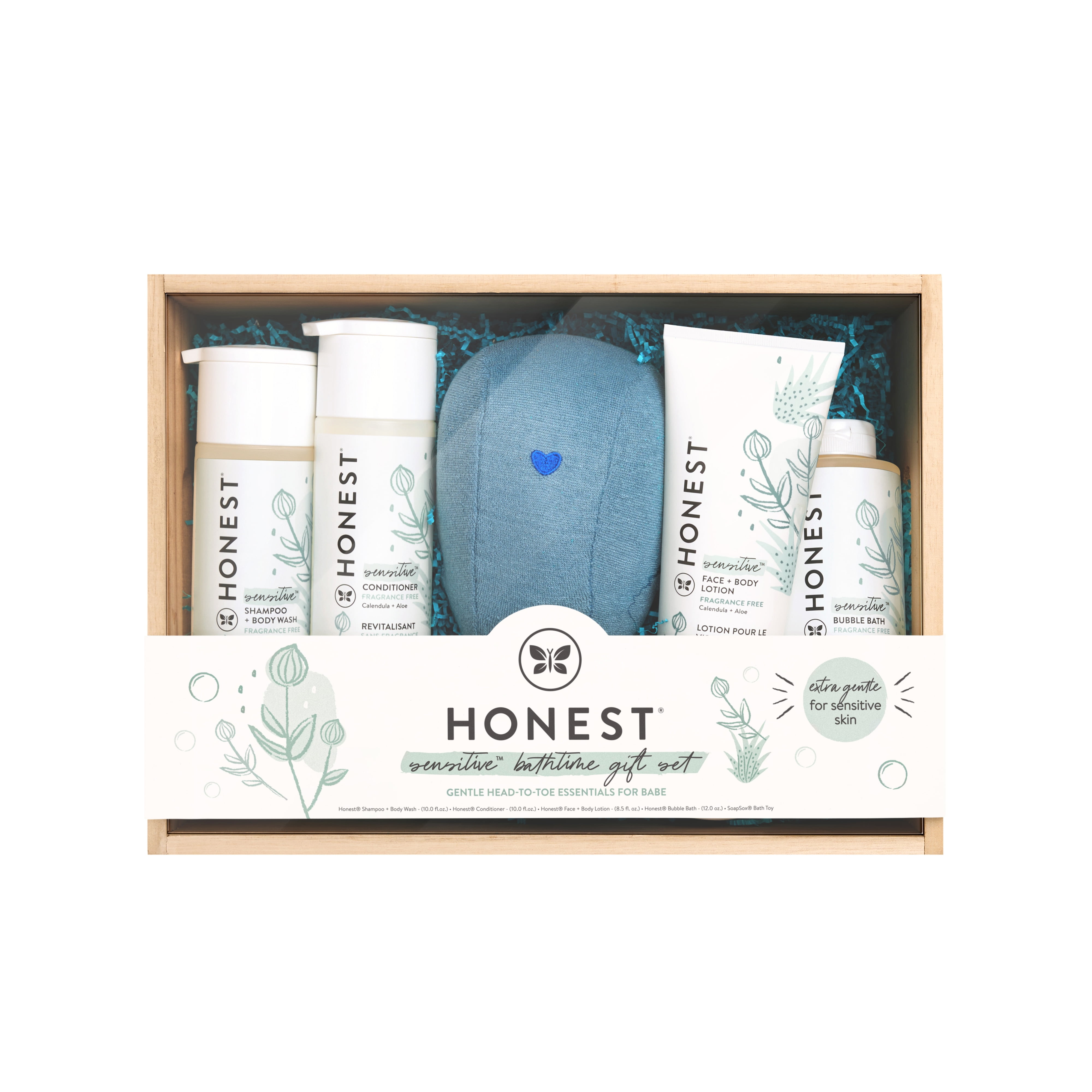 The Honest Company Baby Bathtime Gift Set, Fragrance Free