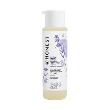 The Honest Company, Baby Shampoo + Body Wash, Calm Lavender, 18 fl. oz.