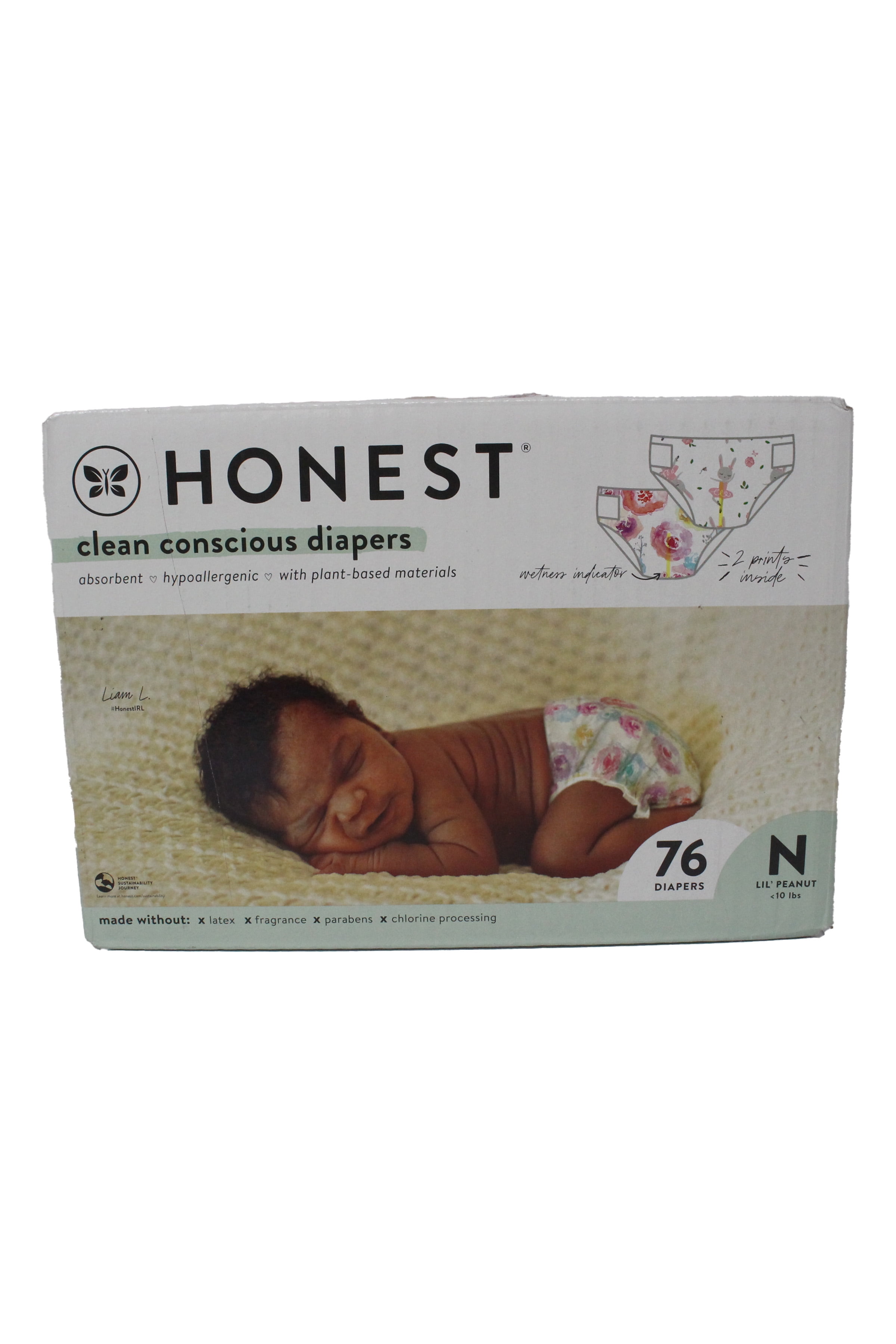 The Honest Company Clean Conscious Diapers, Newborn, 76 Count