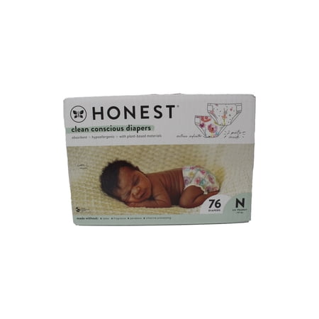 The Honest Company Clean Conscious Diapers, Newborn, 76 Count