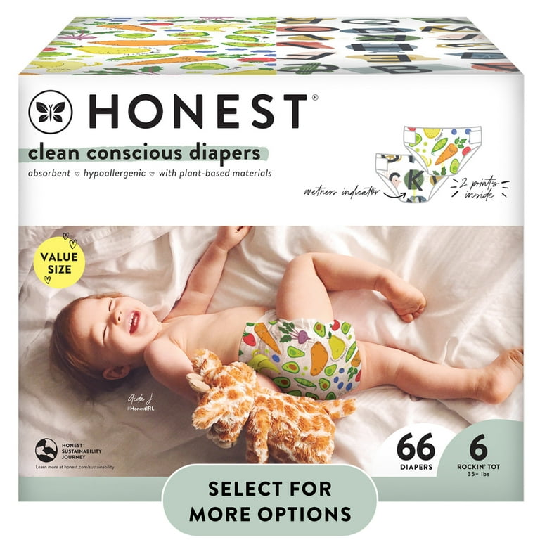The Honest Company Clean Conscious Disposable Baby Diapers All The