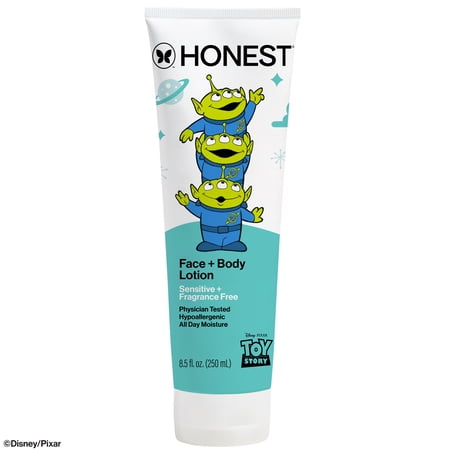The Honest Company Disney Pixar Toy Story Fragrance Free Face and Body Lotion, 8.5 fl oz - Sensitive Skin Care
