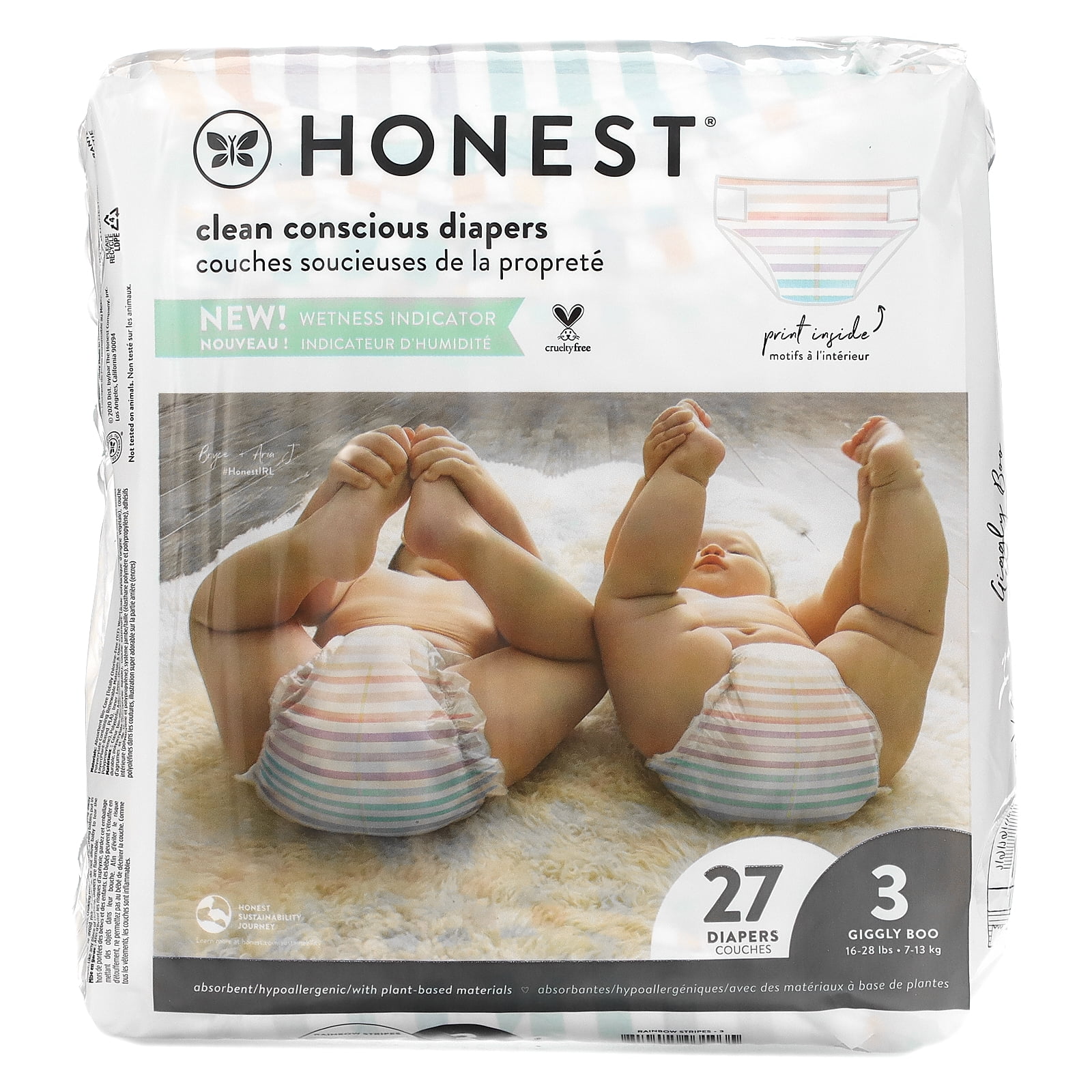 売れ筋アイテムラン Size Diapers, Honest Company Honest The 3, Pounds 16-28 おむつ用品
