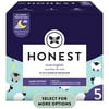 The Honest Company Overnight Diapers, Sleepy Sheep, 44 Count Club Box
