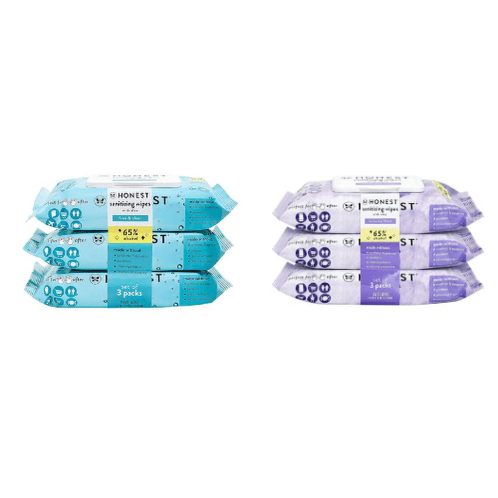 Honest Rinse Aid Honest Company Hand Sanitizer Alcohol Wipes, Unscented & Lavender ...
