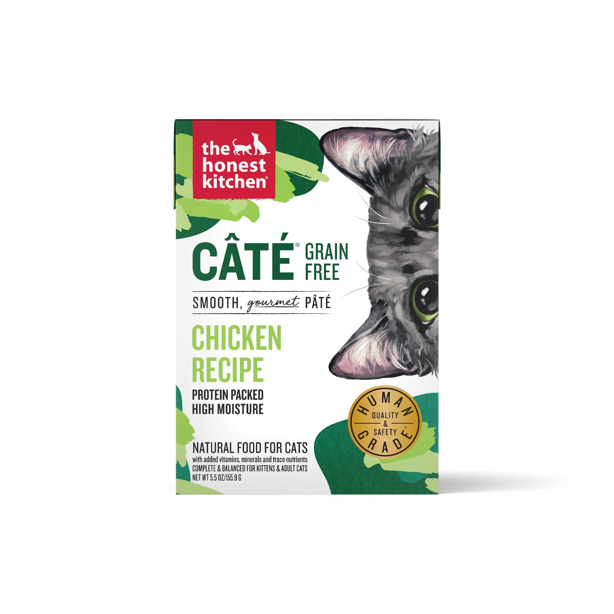 The Honest Kitchen Câté™ Grain Free Chicken Pâté Wet Cat Food, 5.5 oz x1