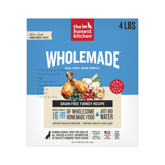The Honest Kitchen Embark - Grain Free Turkey Dog Food - 4 lb.