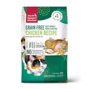 The Honest Kitchen Grain Free Chicken Whole Food Clusters Dry Cat Food, Human Grade Recipe with Cage Free Chicken & Probiotics, Digestive & Skin Coat Support for Kittens & Adult Cats, 10 lb Bag