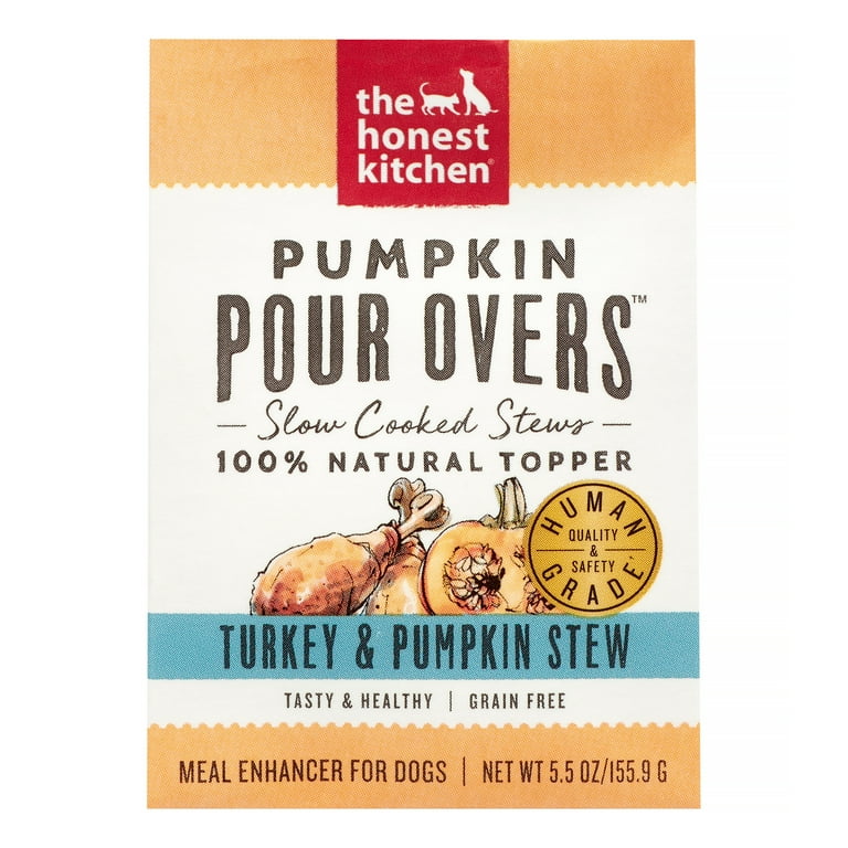 The Honest Kitchen Pumpkin Pour Overs - Turkey & Pumpkin Stew The Honest Kitchen Pumpkin Pour Overs - Turkey & Pumpkin Stew