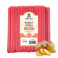 thumbnail image 1 of The Honey Jar - Ginger Flavored Honey Sticks - 100 Count Package, 1 of 6