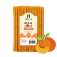 thumbnail image 1 of The Honey Jar - Peach Naturally Flavored Honey Sticks - 50 Count Package, 1 of 6