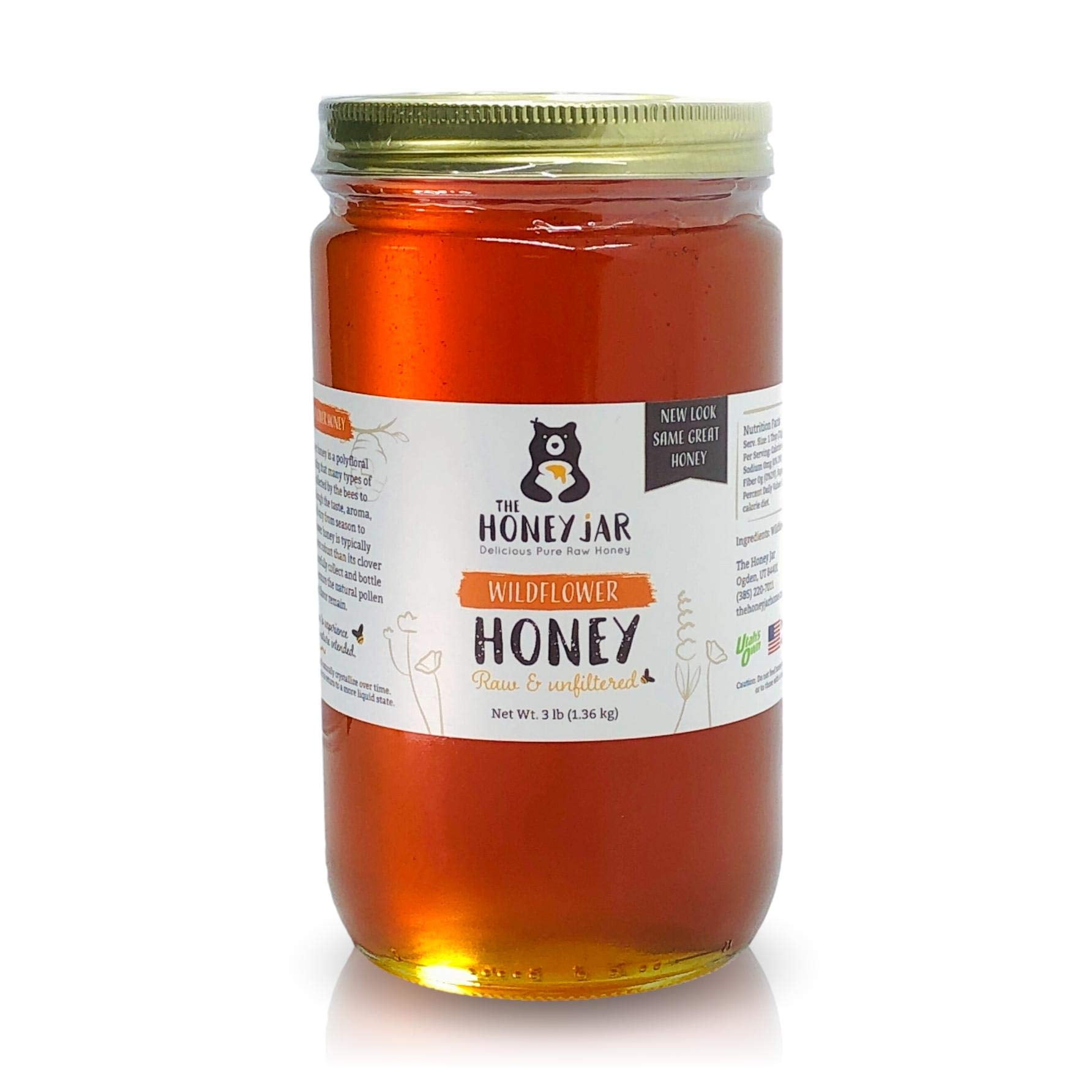 Apiterra - Raw Honey 100% Pure Oun And Unfiltered 8 Under Blast Sales Natural