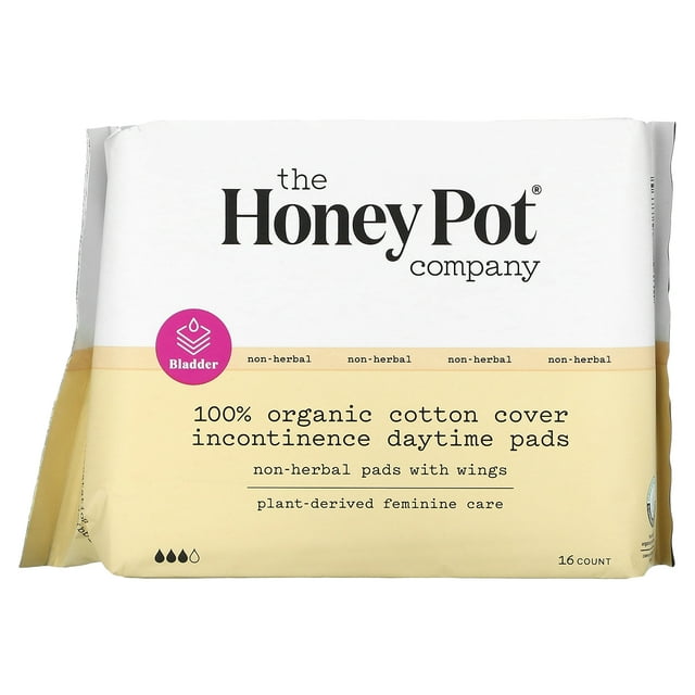 The Honey Pot Company 100 Organic Cotton Cover Incontinence Daytime