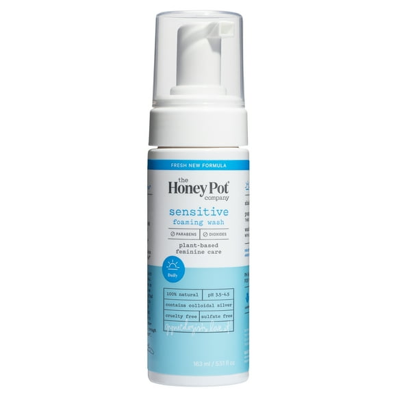 The Honey Pot Company Daily Sensitive Foaming Wash, 5.51 fl oz