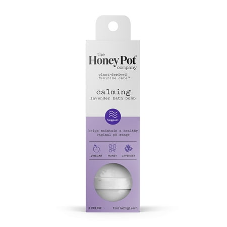 The Honey Pot Company, Lavender Bath Bombs, 3 ct.