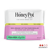 Honey Pot 100% Organic Cotton Comfort Cover Regular Pads, 20 Count