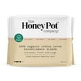 thumbnail image 1 of The Honey Pot Company Organic Cotton Non Herbal Incontinence Pantiliners, 20 Ea.., 1 of 1