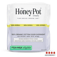The Honey Pot Company Organic NonHerbal Overnight Pads, 12 Count