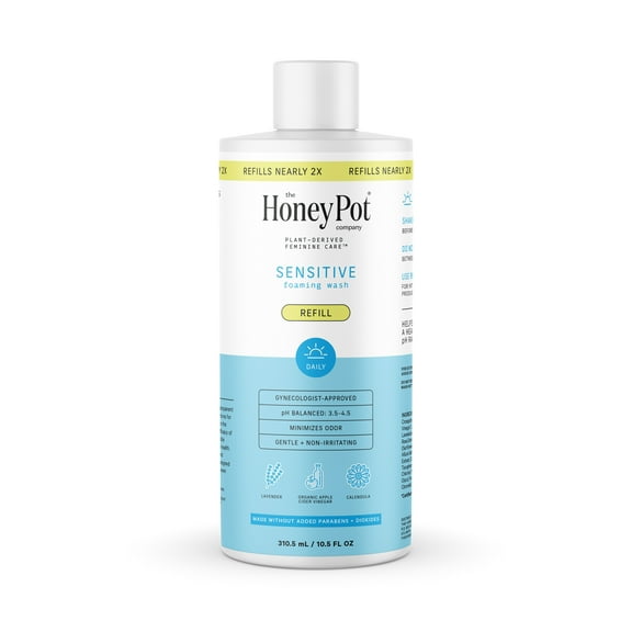 The Honey Pot Company, Sensitive Intimate Wash Refill, 10.5 fl. oz