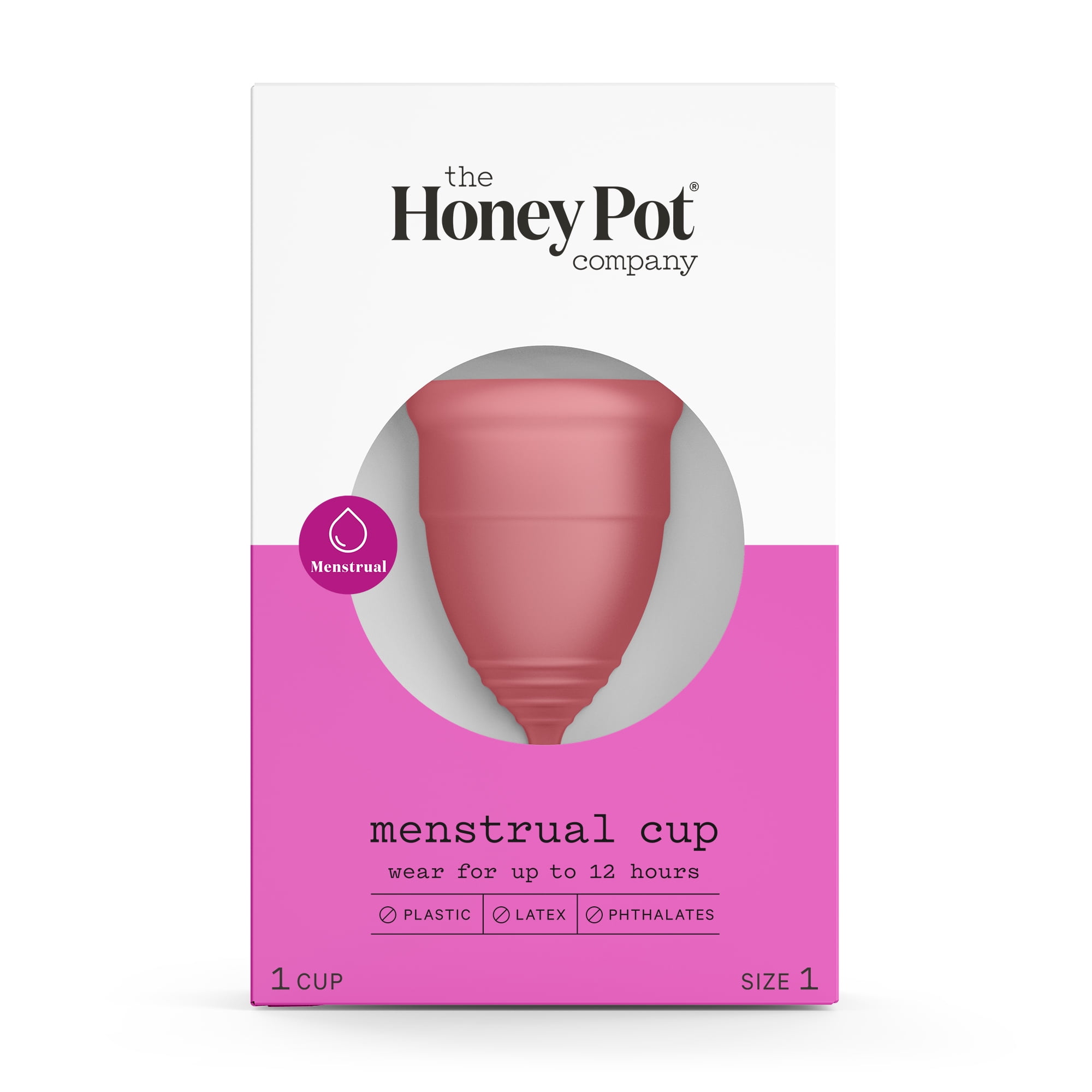 The Honey Pot Company, Menstrual Cup, Size 2 for Medium-Heavy Flow, 1ct. 